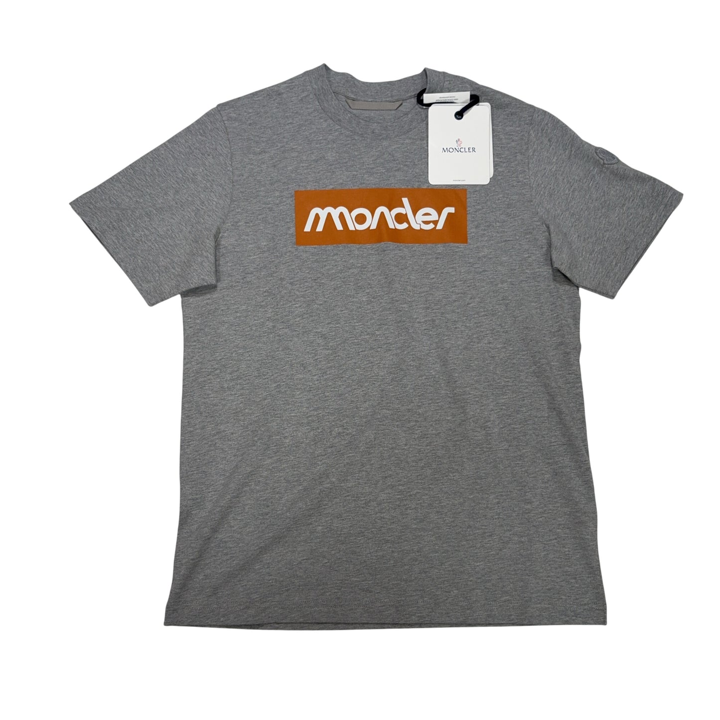 Moncler Box Logo Grey T-shirt