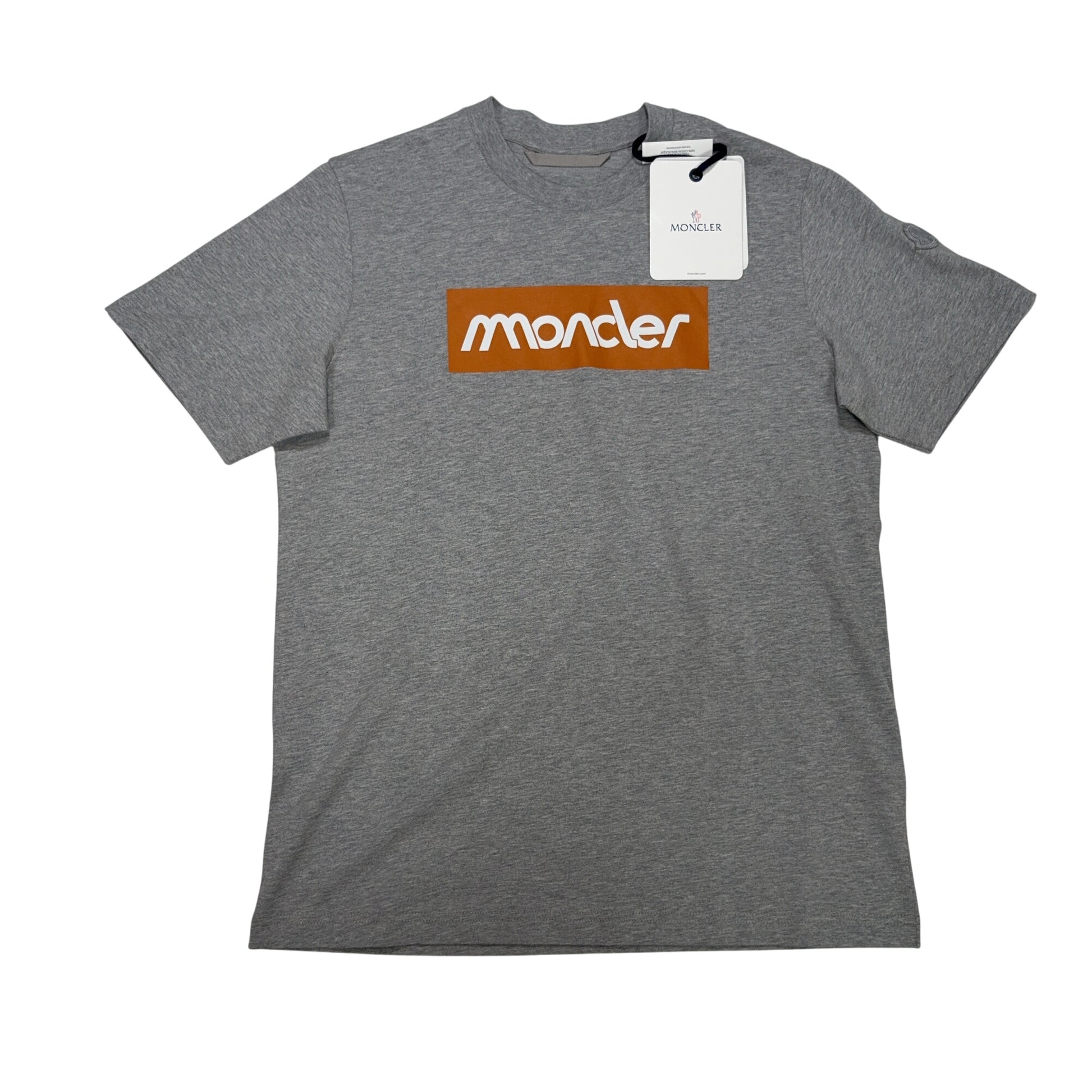 Moncler Box Logo Grey T-shirt