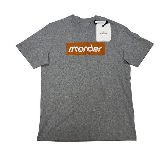 Moncler Box Logo Grey T-shirt