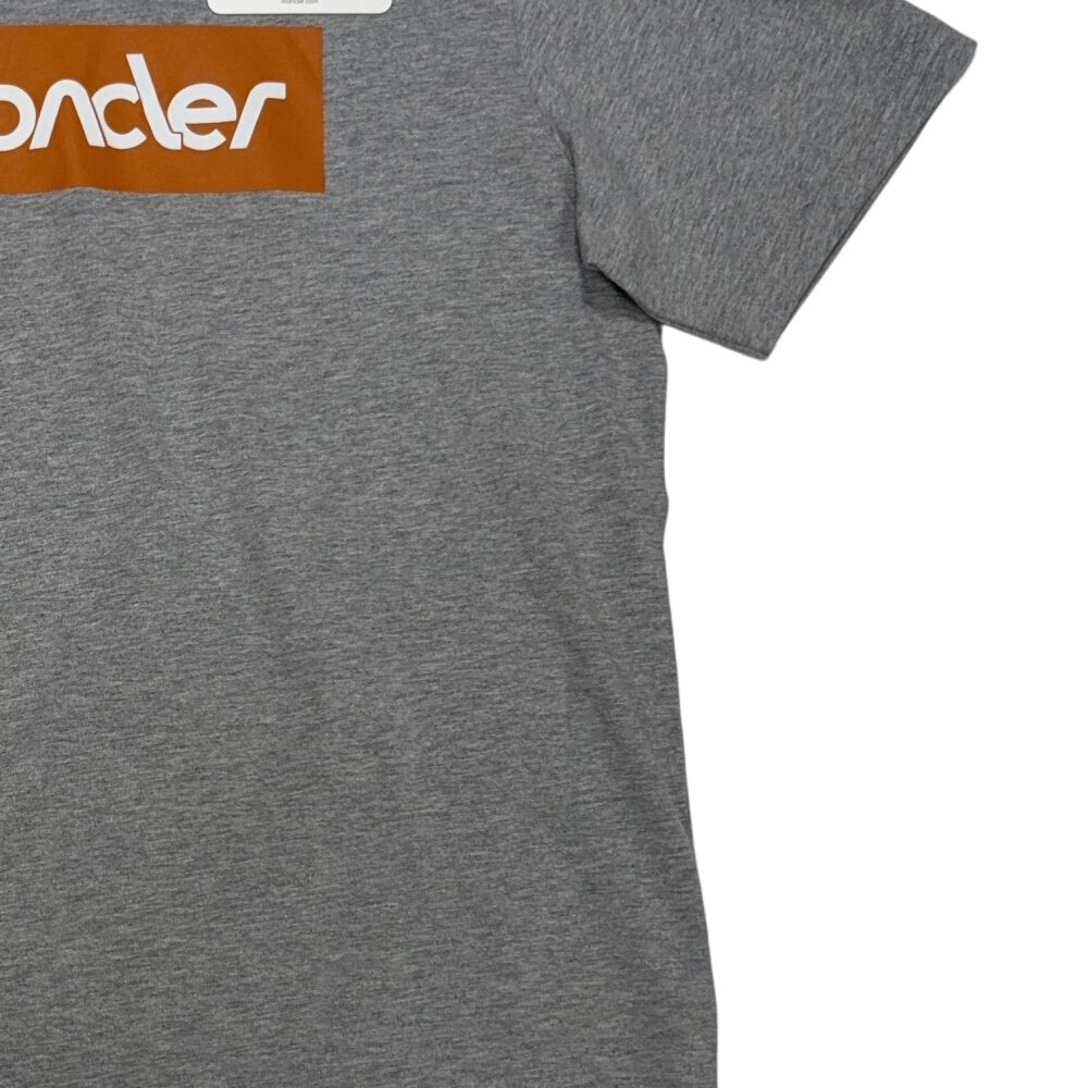 Moncler Box Logo Grey T-shirt