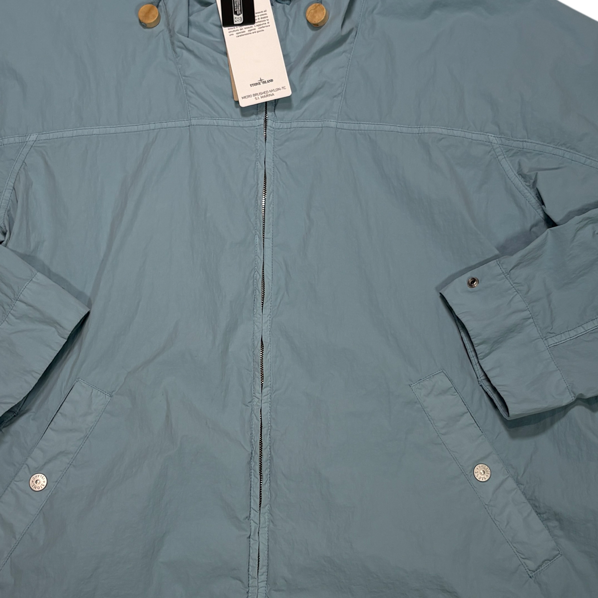 Stone Island Marina Blue Hooded Jacket