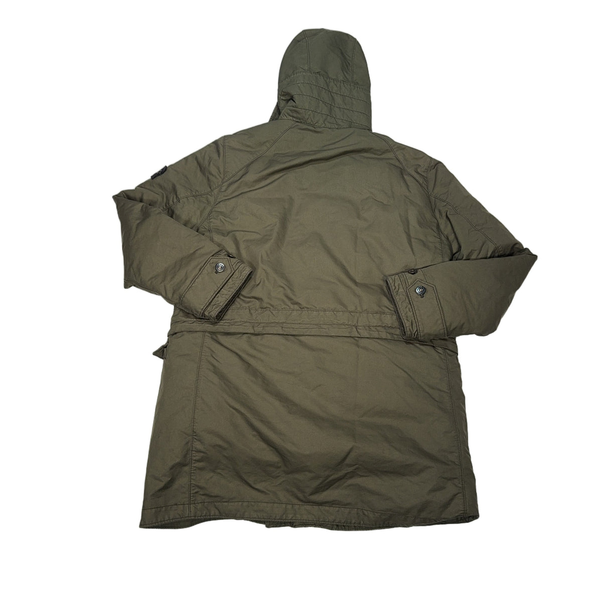 Stone Island Fleece-Lined David TC Hooded Parka – Green