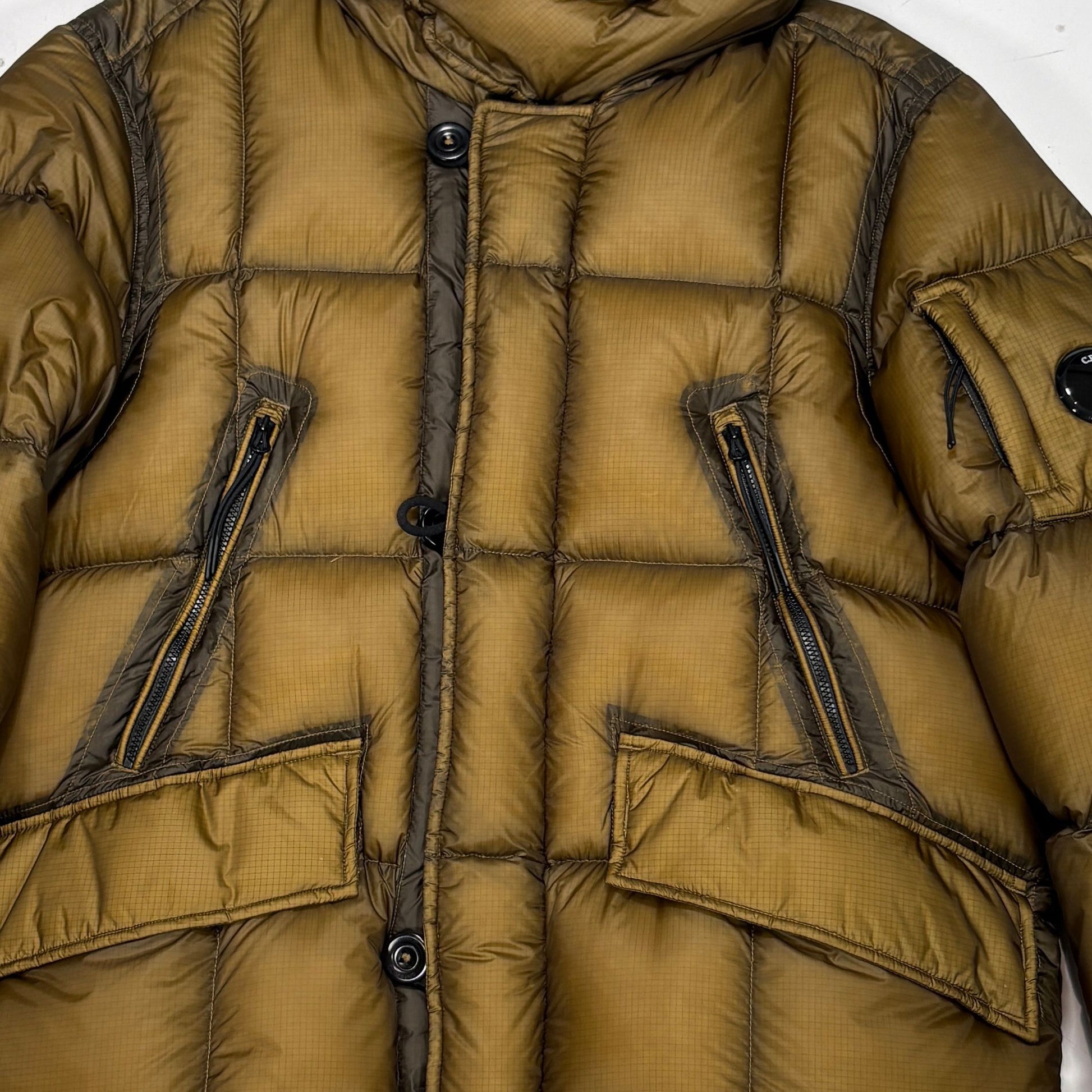 C.p. Company DD Shell Brown Puffer Jacket