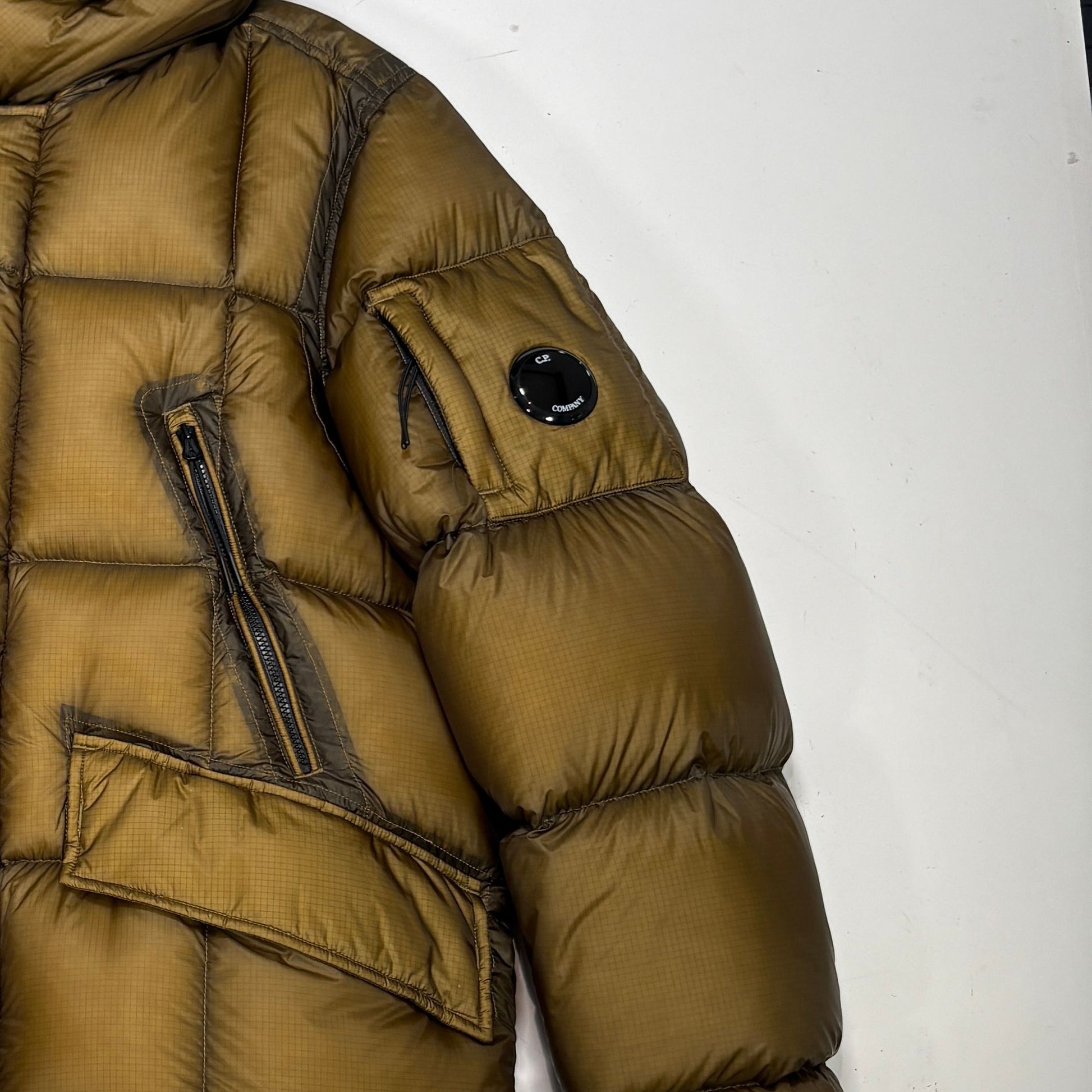 C.p. Company DD Shell Brown Puffer Jacket