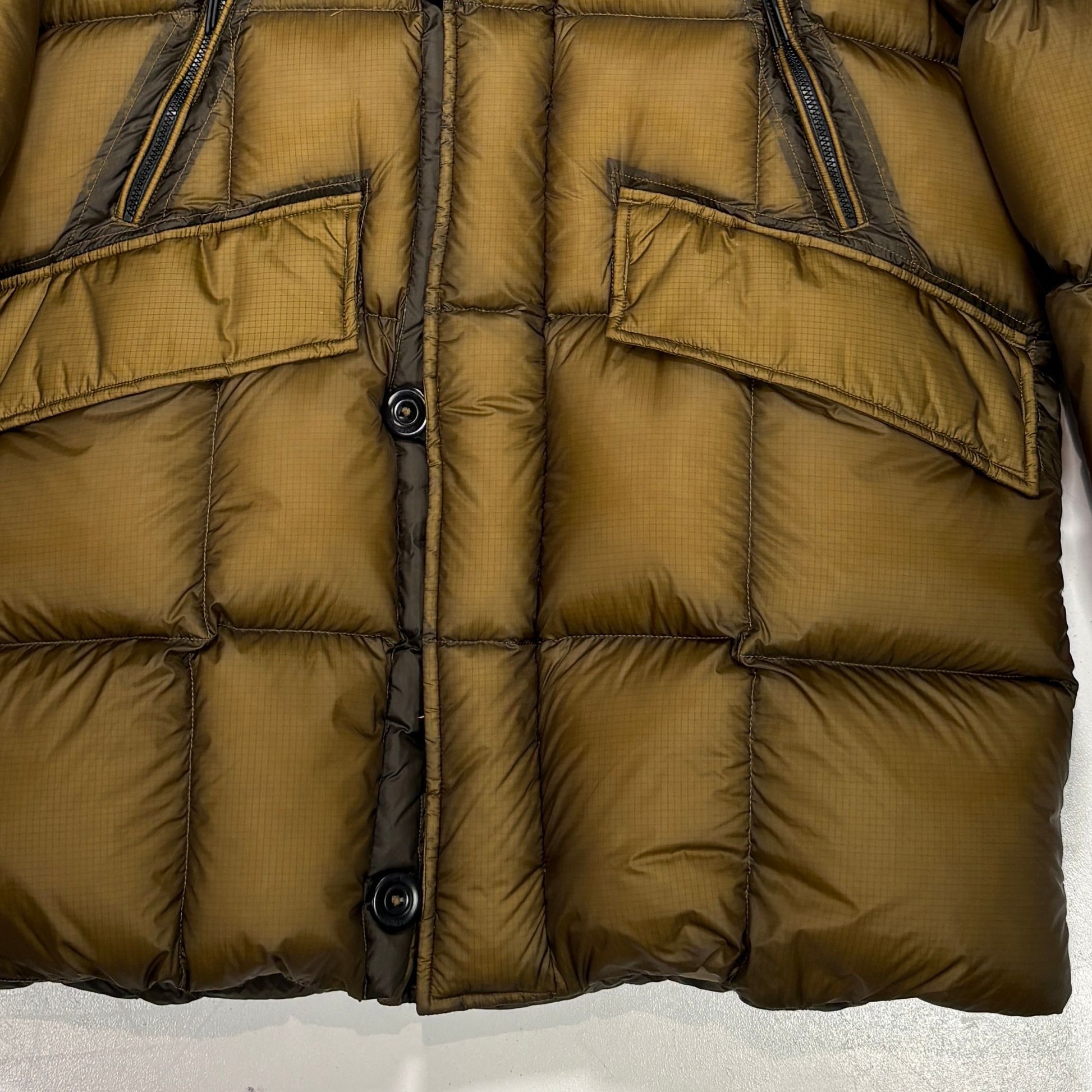 C.p. Company DD Shell Brown Puffer Jacket