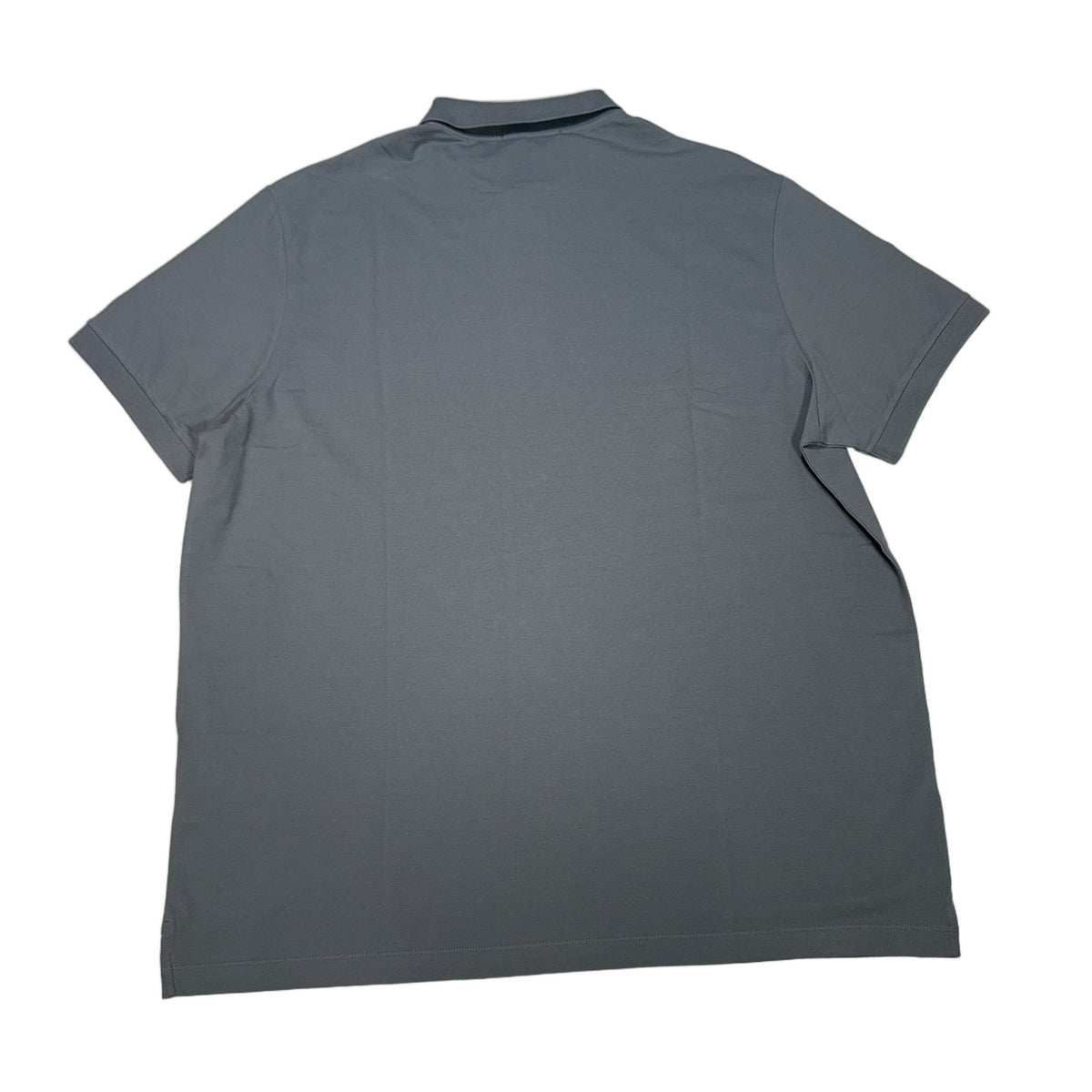 Stone Island Logo Patch Grey Polo Shirt