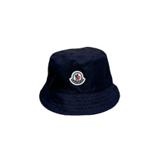 Load image into Gallery viewer, Moncler Navy Blue Reversible Towel &amp; Nylon Bucket Hat
