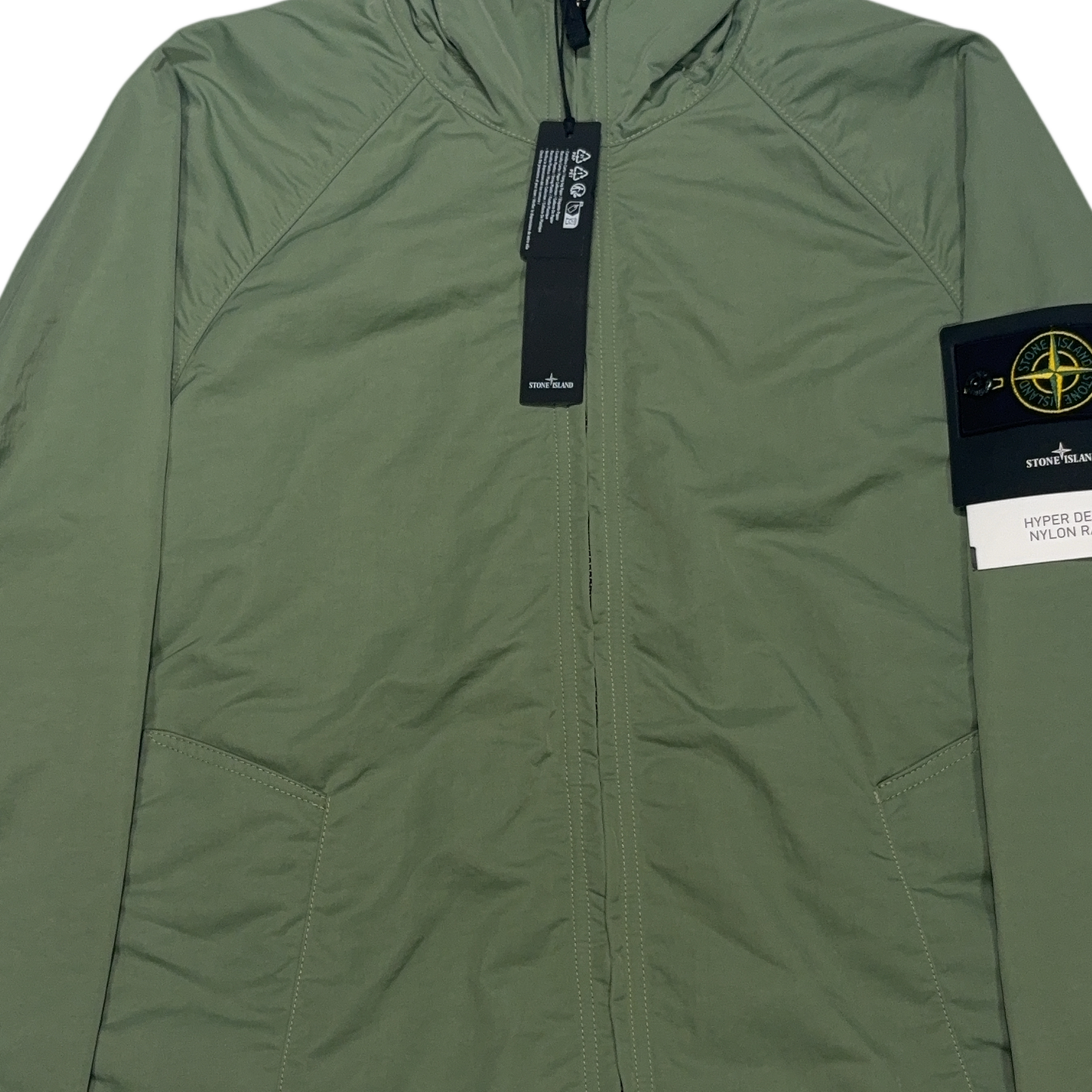 Stone Island Hyper Dense Nylon raso Green Jacket