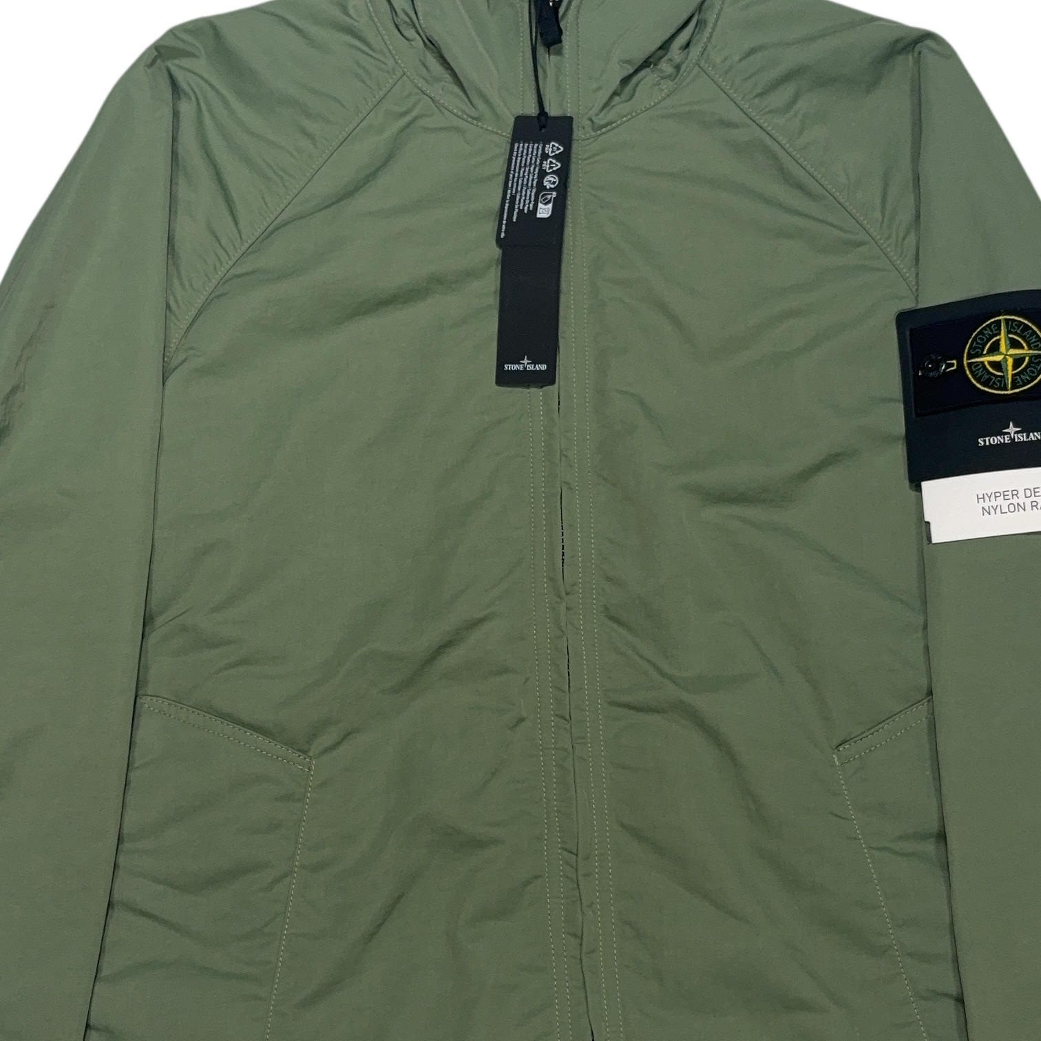 Stone Island Hyper Dense Nylon raso Green Jacket