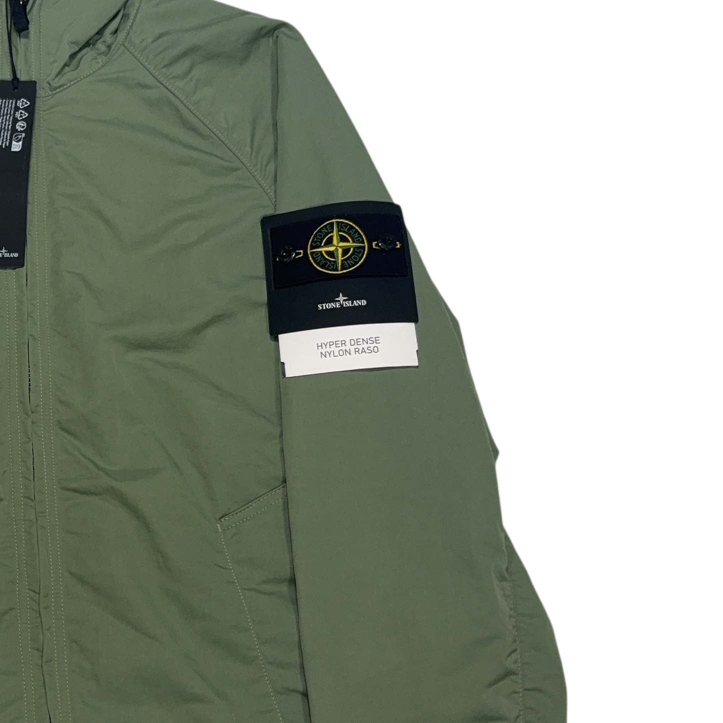 Stone Island Hyper Dense Nylon raso Green Jacket