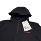 Burberry Black with Red Printed Spell-Out Logo Jacket