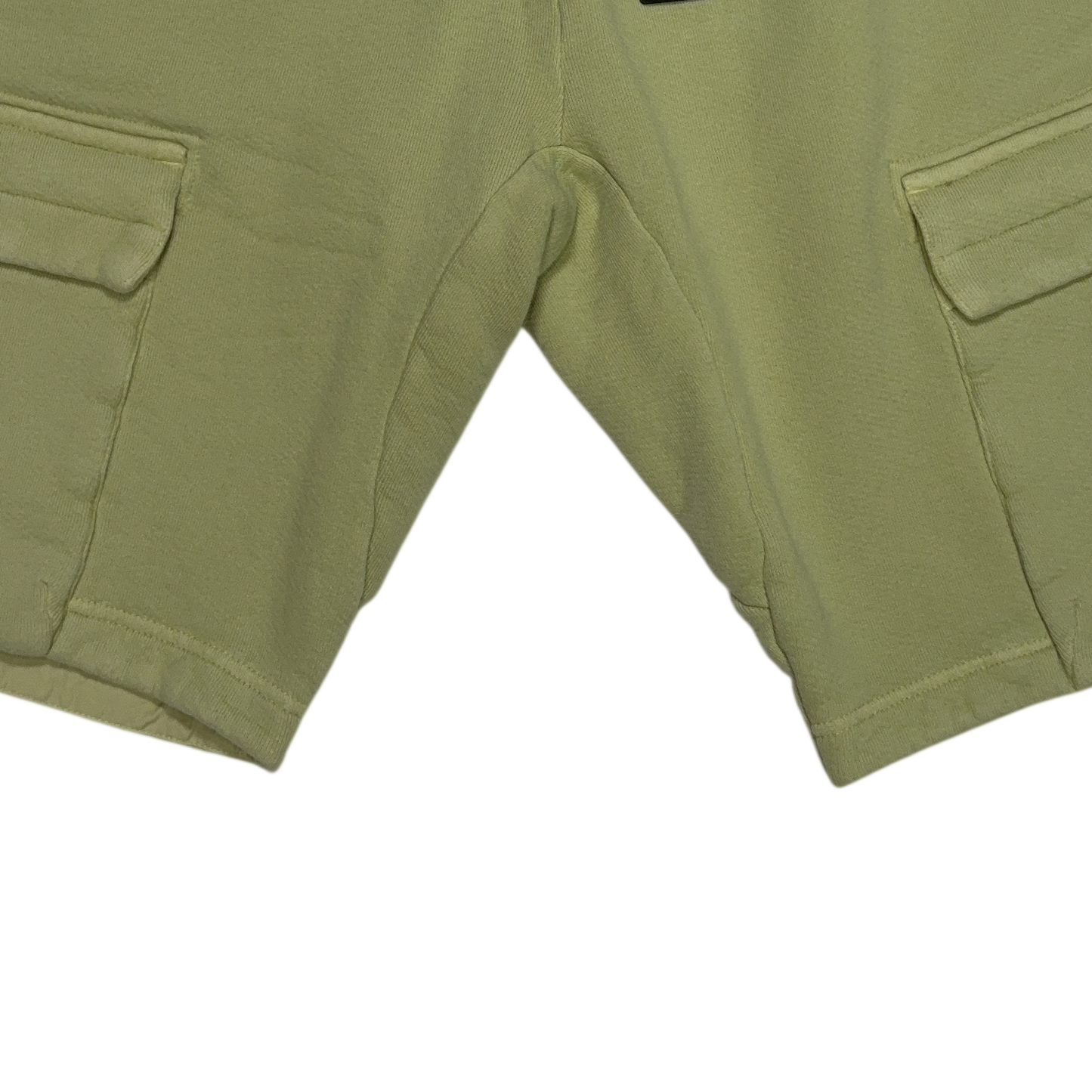 Stone Island Embroidered Logo Green Shorts