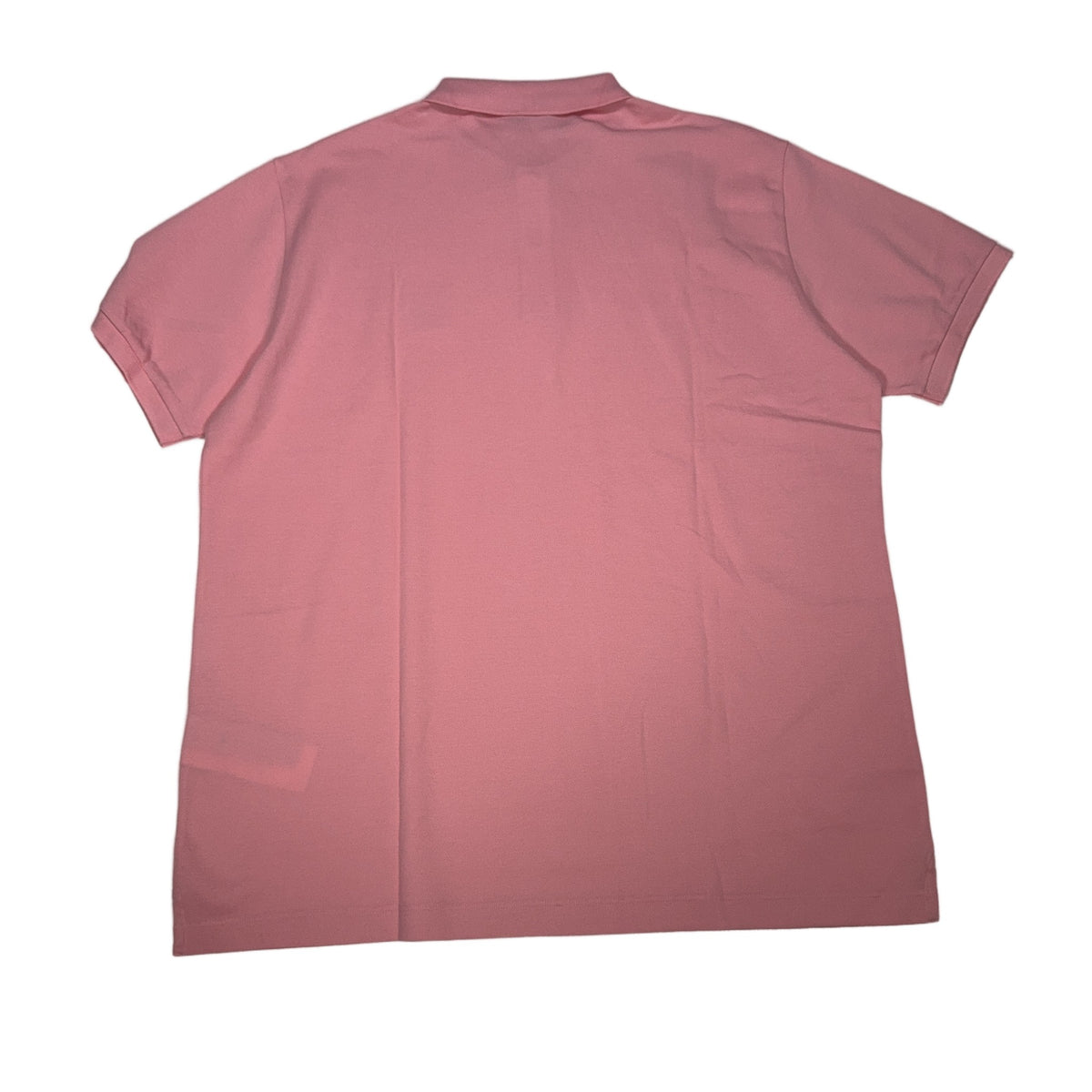 Stone Island Logo Patch Pink Polo Shirt