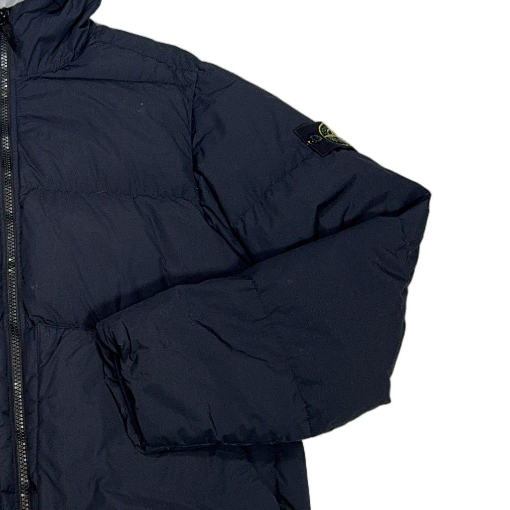 Stone Island Naslan Light Watro Down TC Hooded Puffer Jacket – Navy