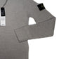Stone Island Lambs Wool Ribbed Grey Jumpers