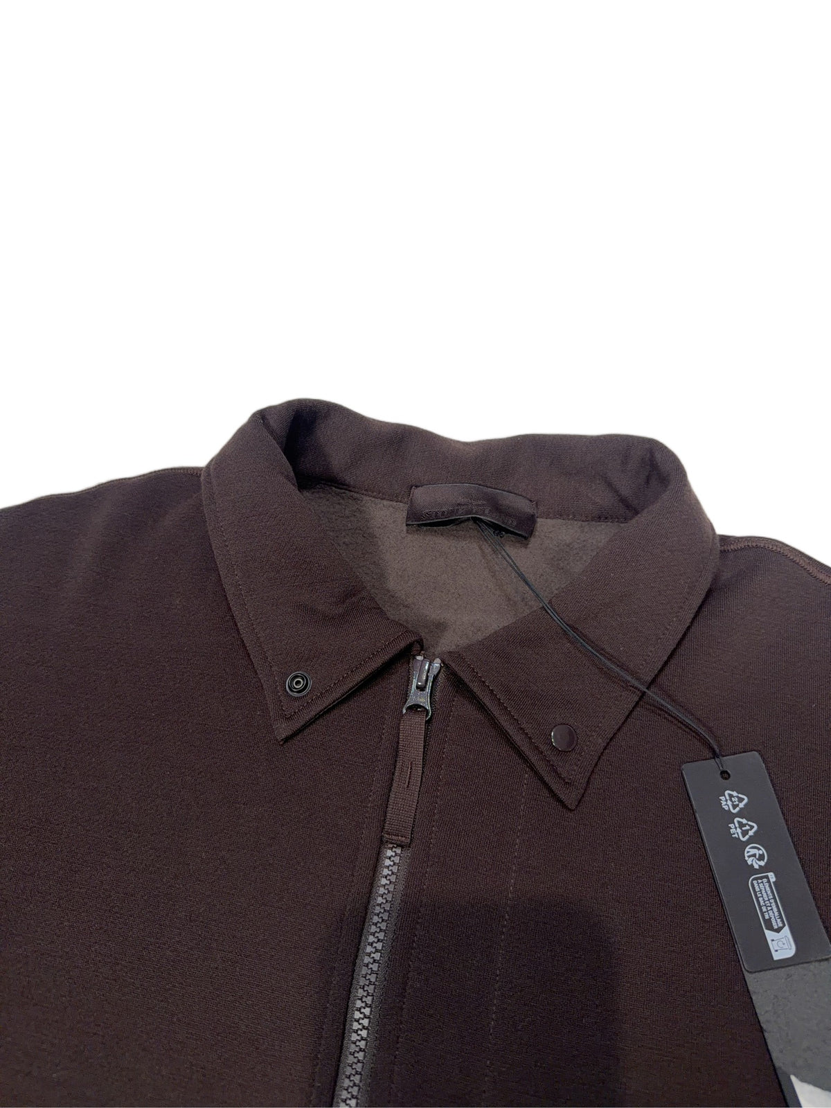 Stone Island Brown Ghost Full-Zip Stand-Collar Jacket – Brown