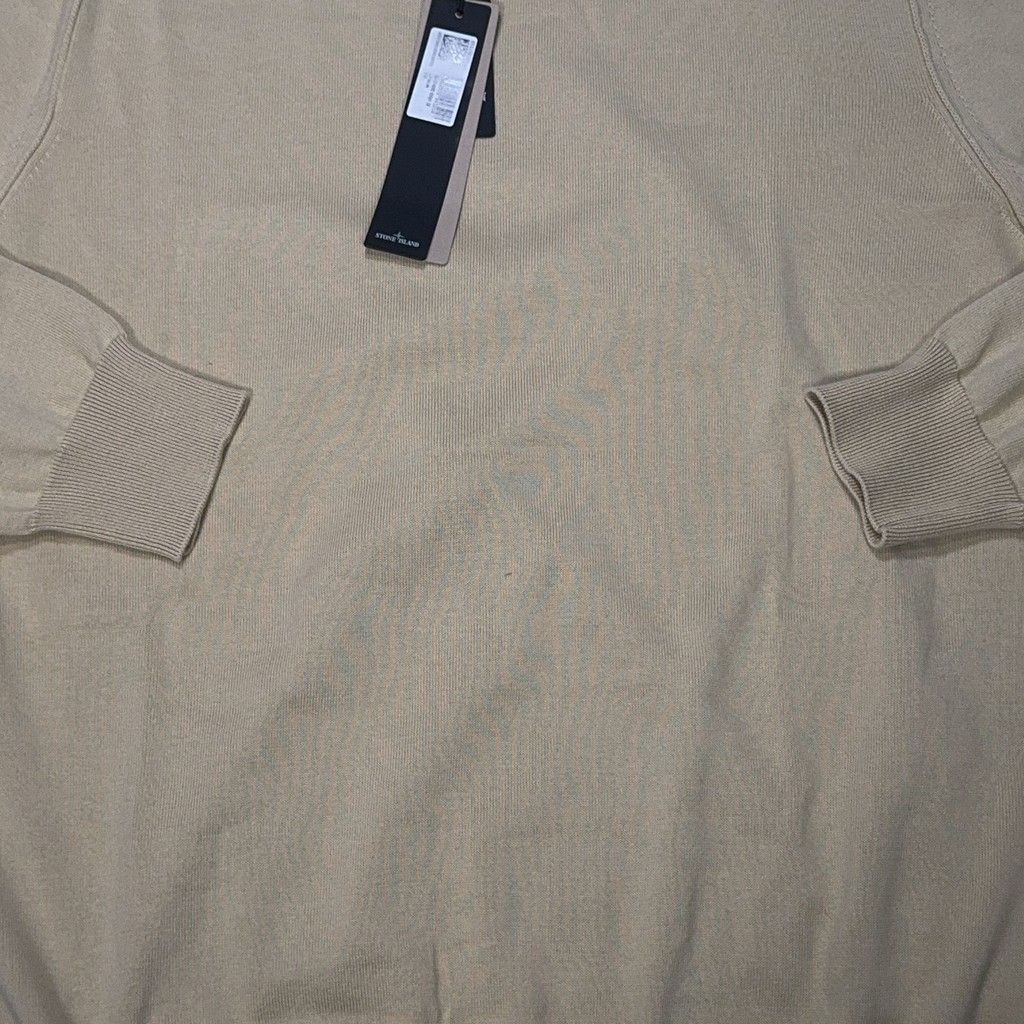 Stone Island Crew Neck Jumper – Beige