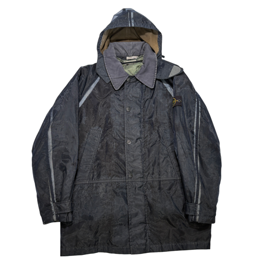 Stone Island Mesh Shimmer Black Coats