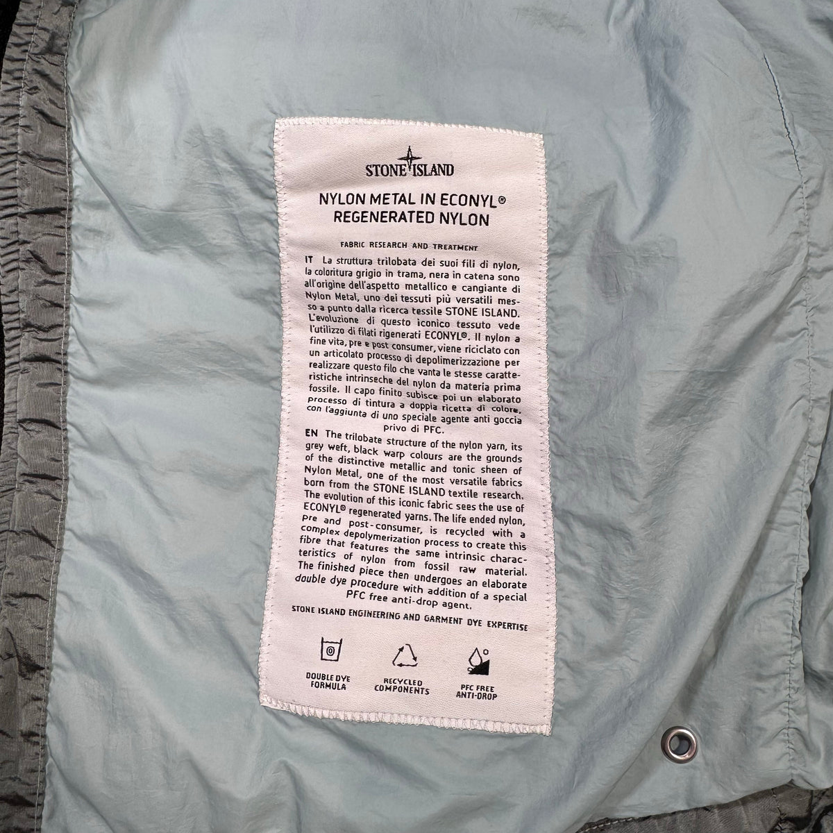 Stone Island Nylon Metal in ECONYL Utility Gilet – Grey