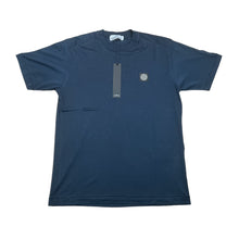 Load image into Gallery viewer, Stone Island Navy Blue Patch Logo TShirt
