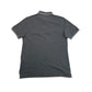Stone Island Grey Patch Logo Striped Polo TShirt