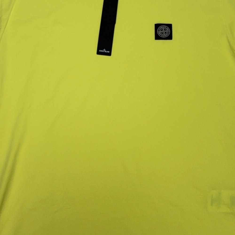 Stone Island Patch Logo Yellow T-shirt
