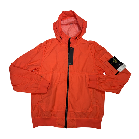 Stone Island Naslan Light Watro Orange Hooded Jacket