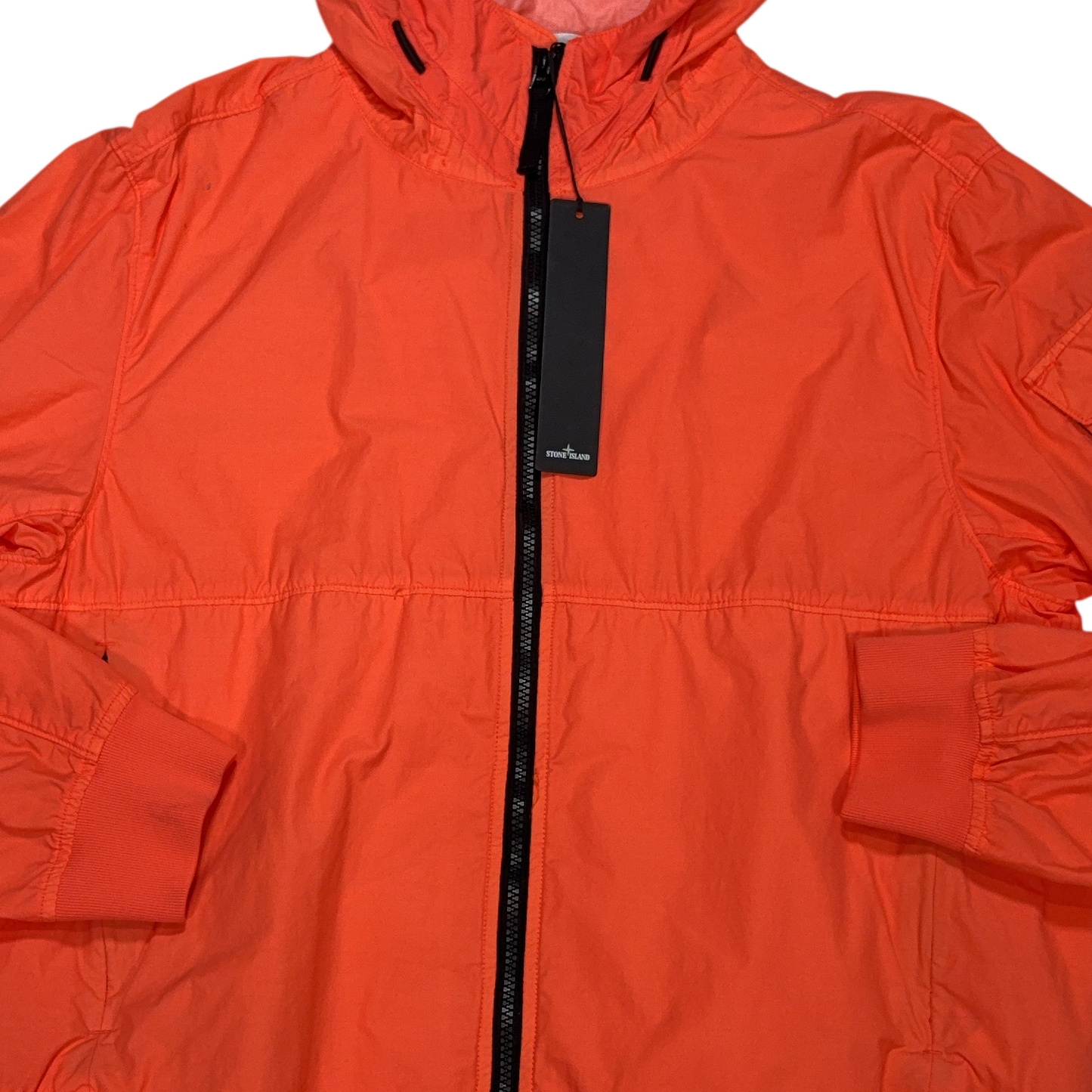 Stone Island Naslan Light Watro Orange Hooded Jacket