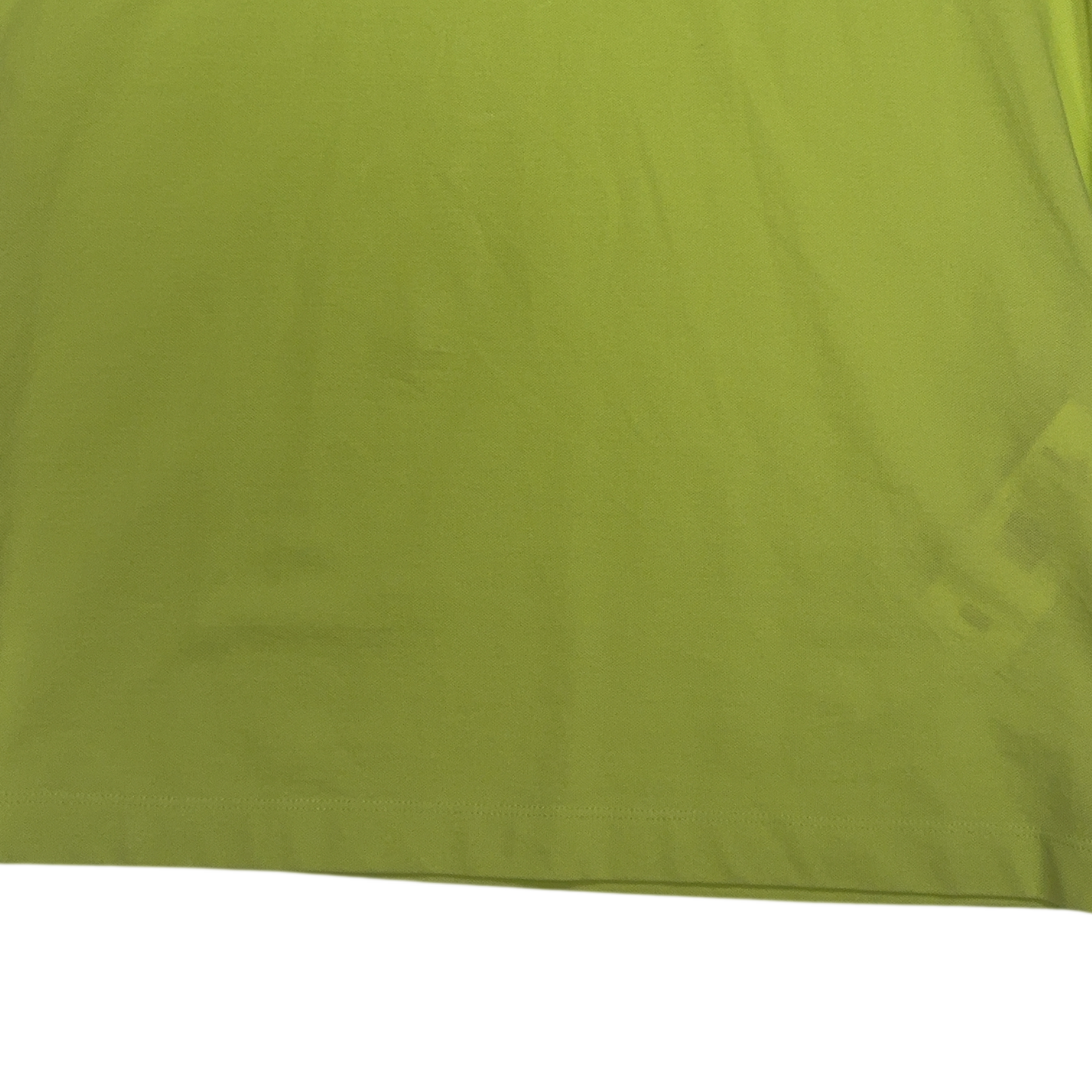Stone Island Logo Patch Yellow Polo Shirt