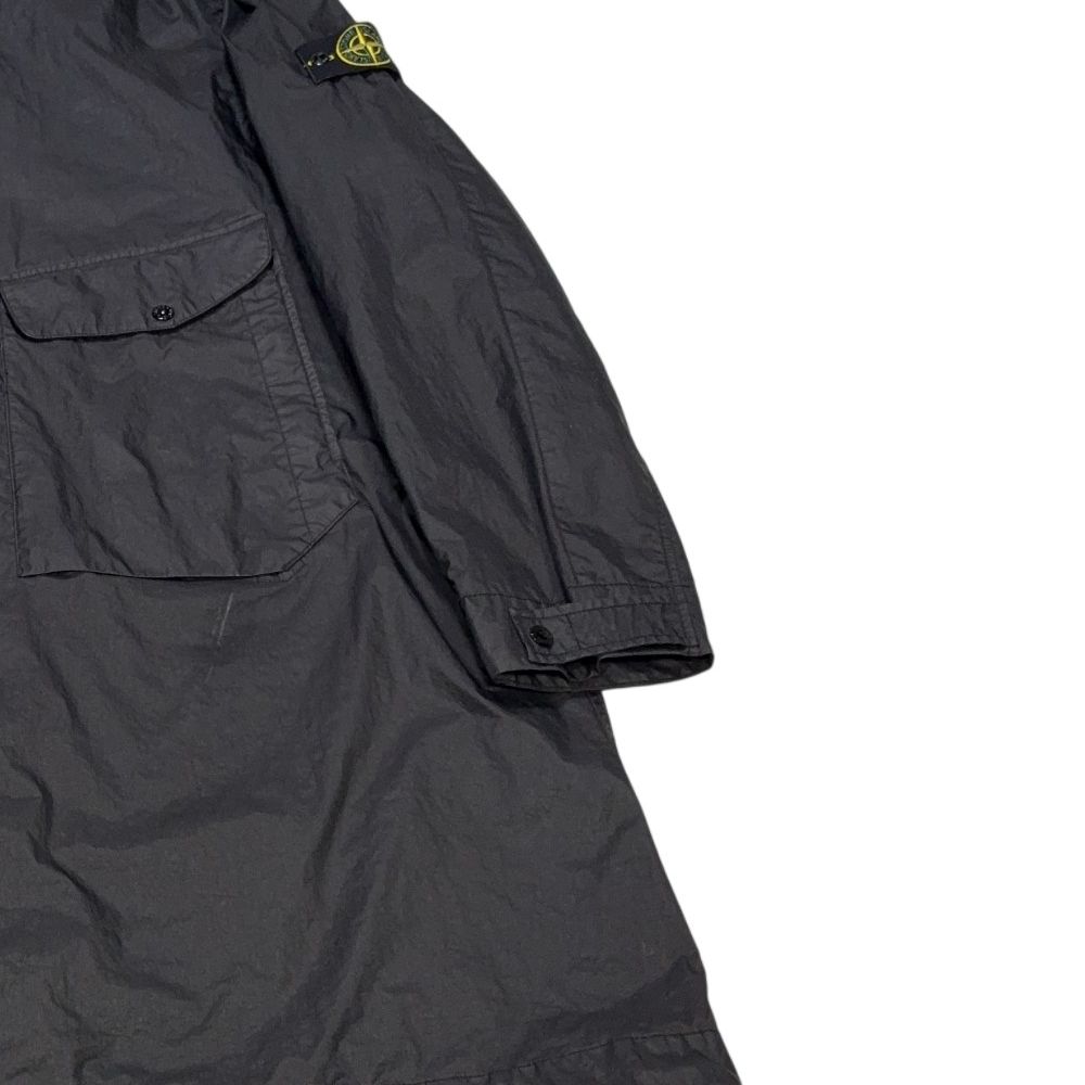 Stone Island Long Line Light Weight Black Jacket