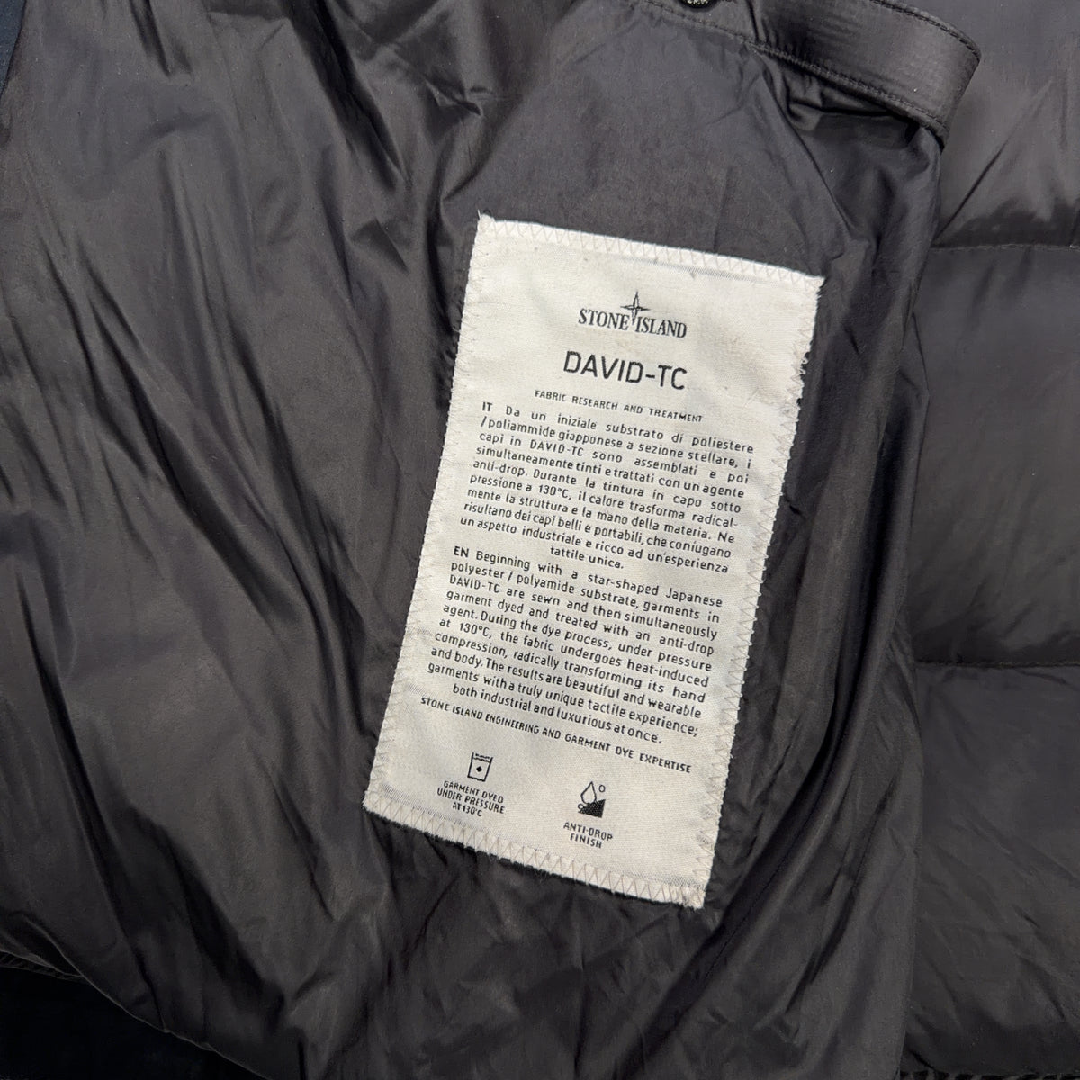 Stone Island David-TC Hooded Parka – Navy