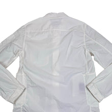 Load image into Gallery viewer, CP Company White Button Up Classic Goggle Overshirt Jacket

