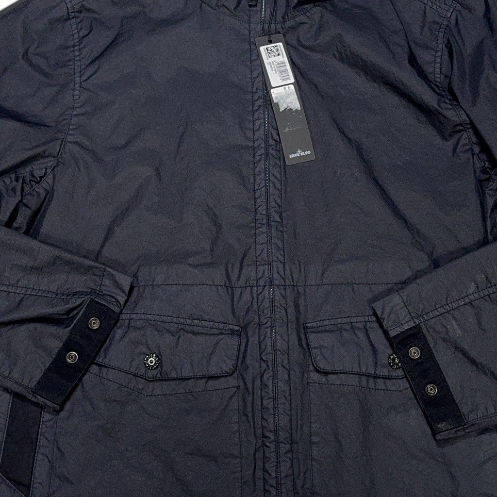 Stone Island Membrana 3L TC Hooded Jacket – Navy