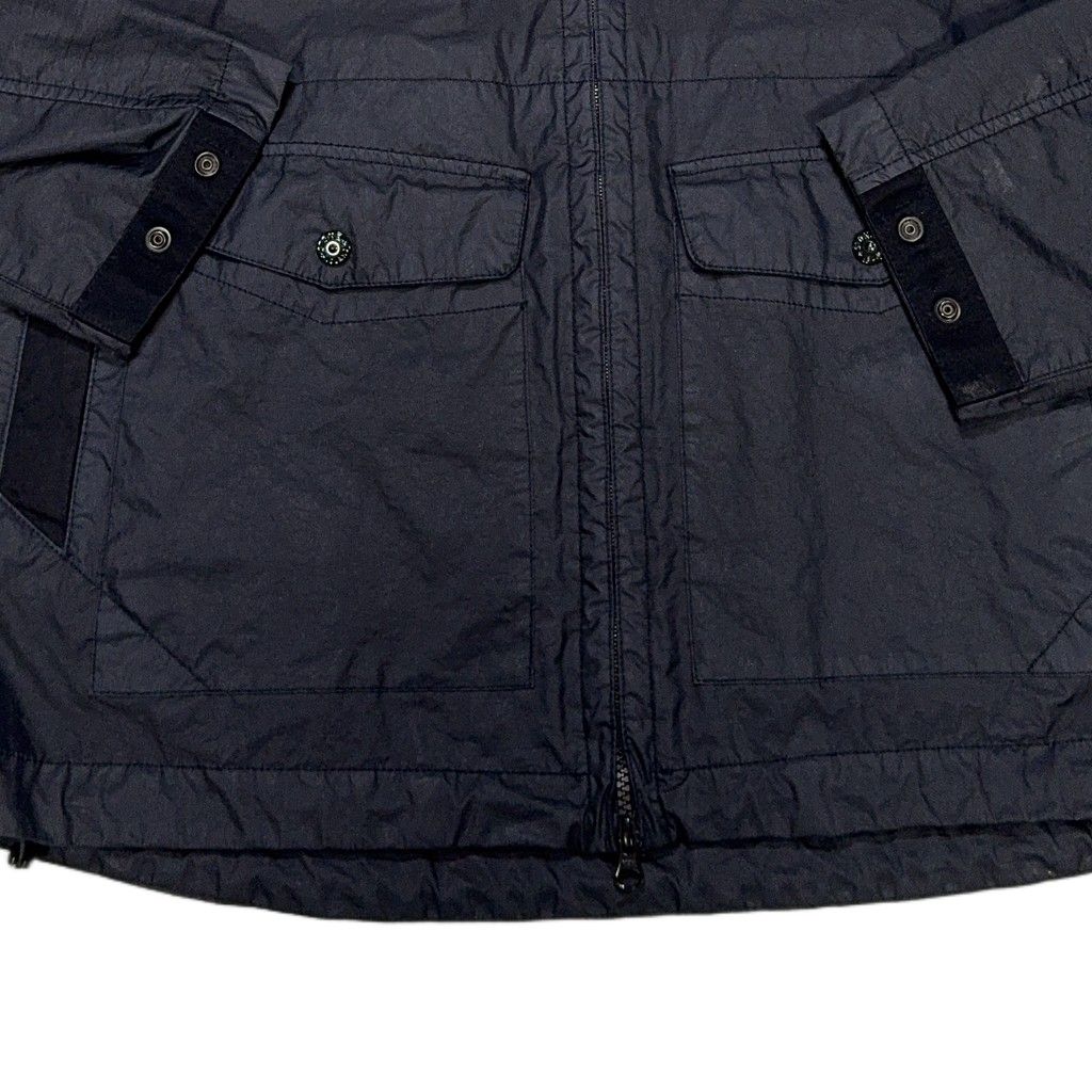 Stone Island Membrana 3L TC Hooded Jacket – Navy