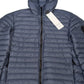 Stone Island Loom Woven Chambers Hooded Quilted Puffer Jacket – Blue