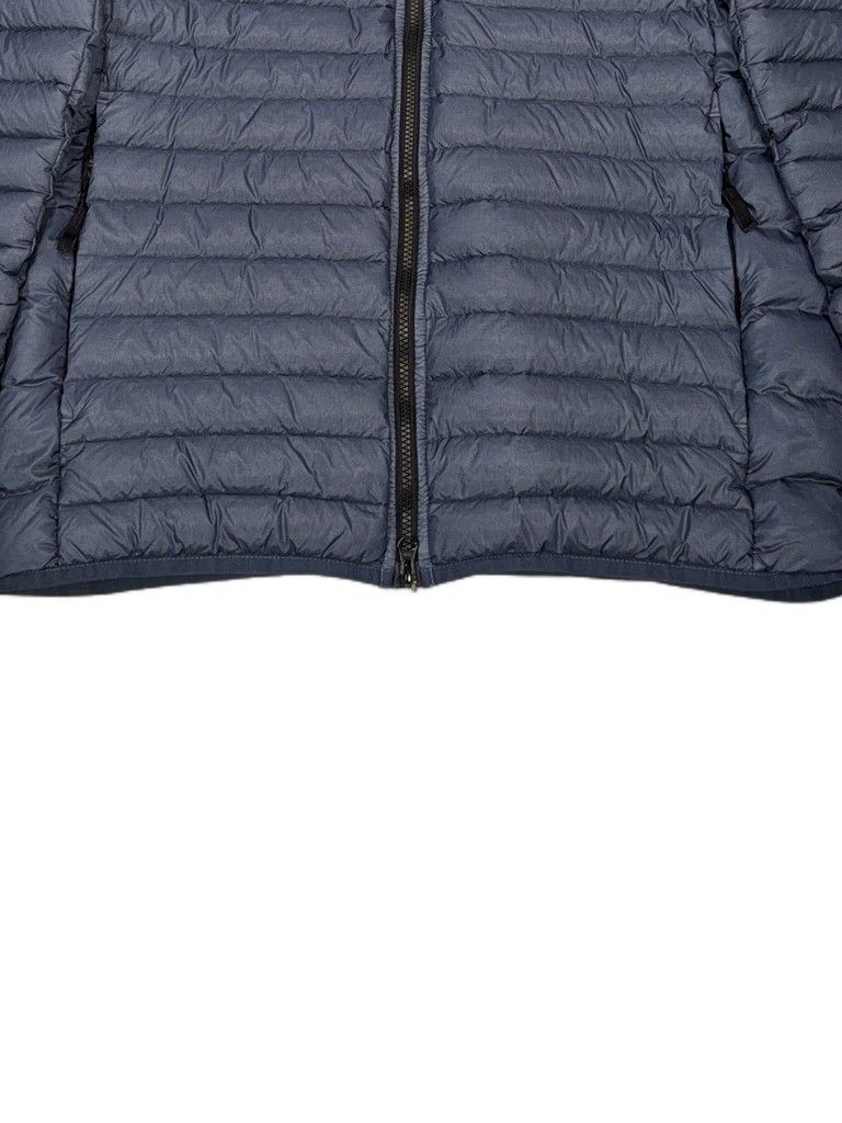 Stone Island Loom Woven Chambers Hooded Quilted Puffer Jacket – Blue