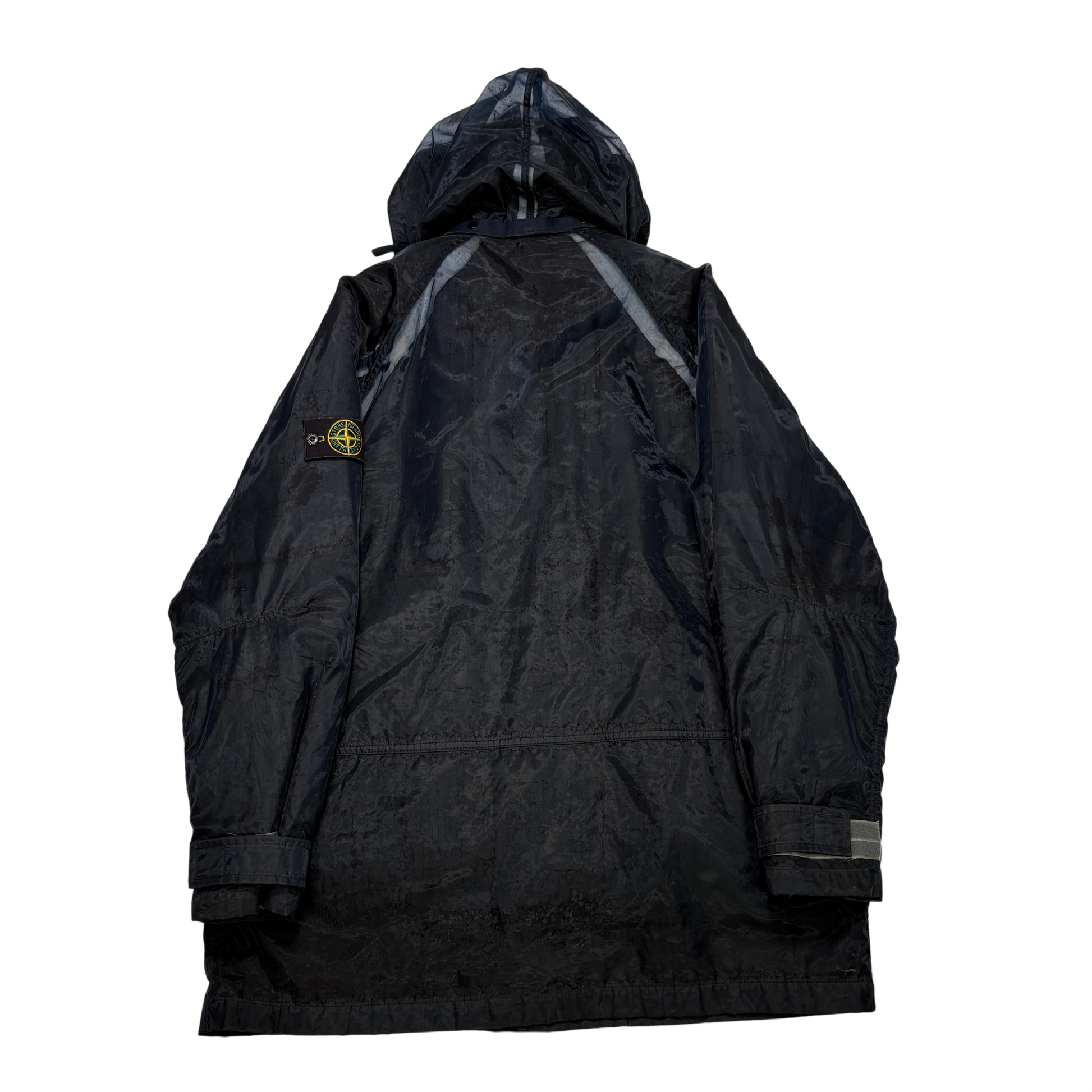 Stone Island Mesh Shimmer Black Coats