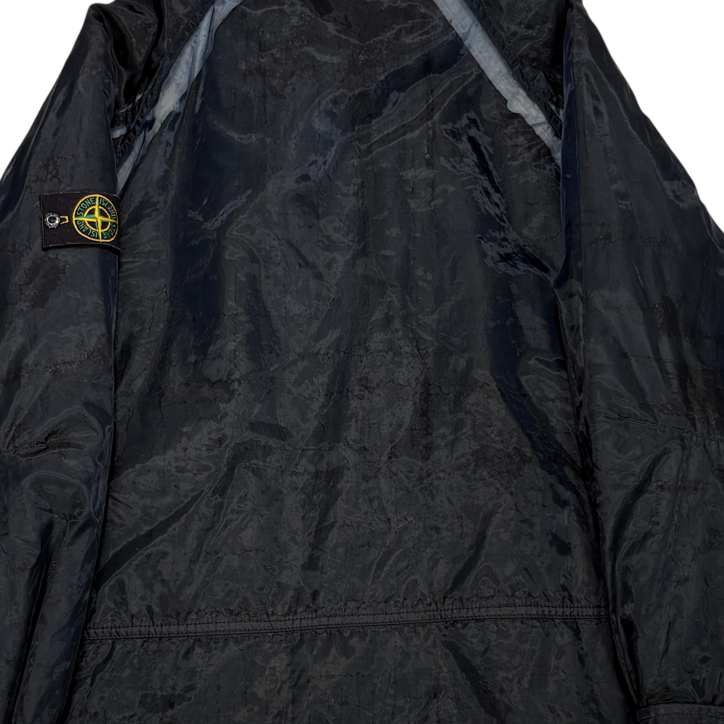 Stone Island Mesh Shimmer Black Coats