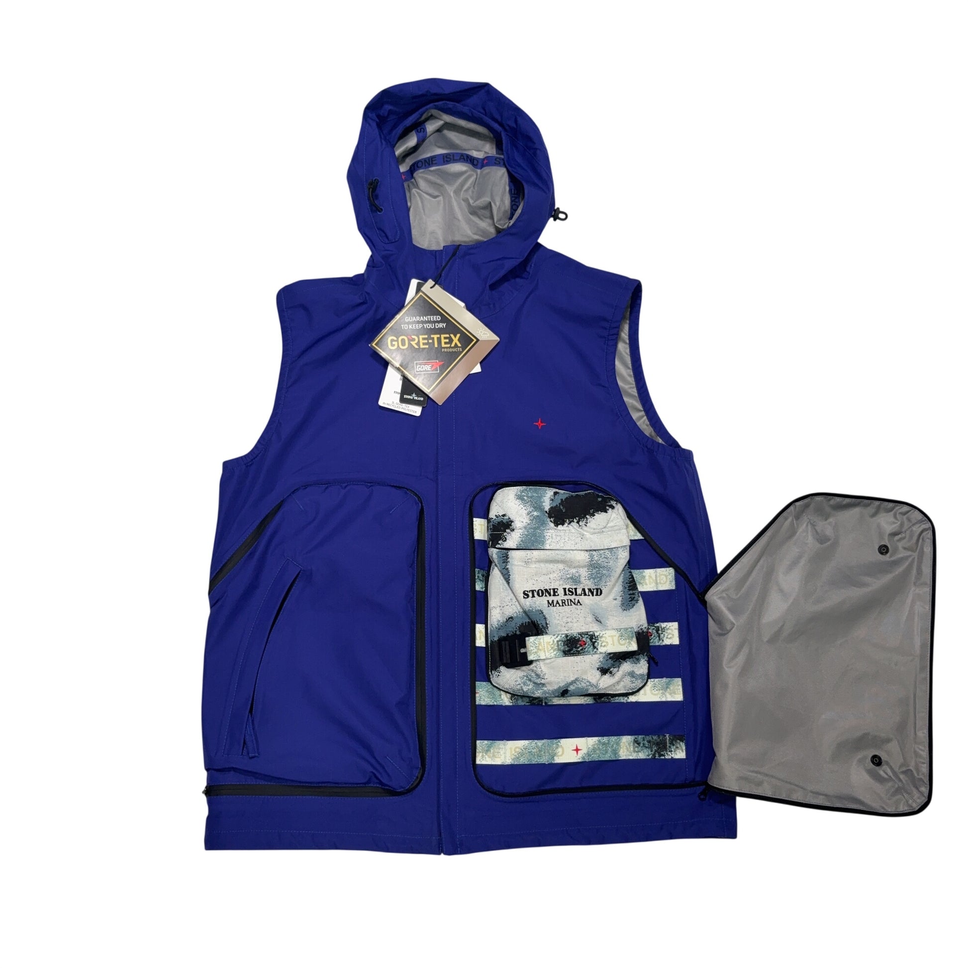 Stone Island Marina Gilet Blue Gilet