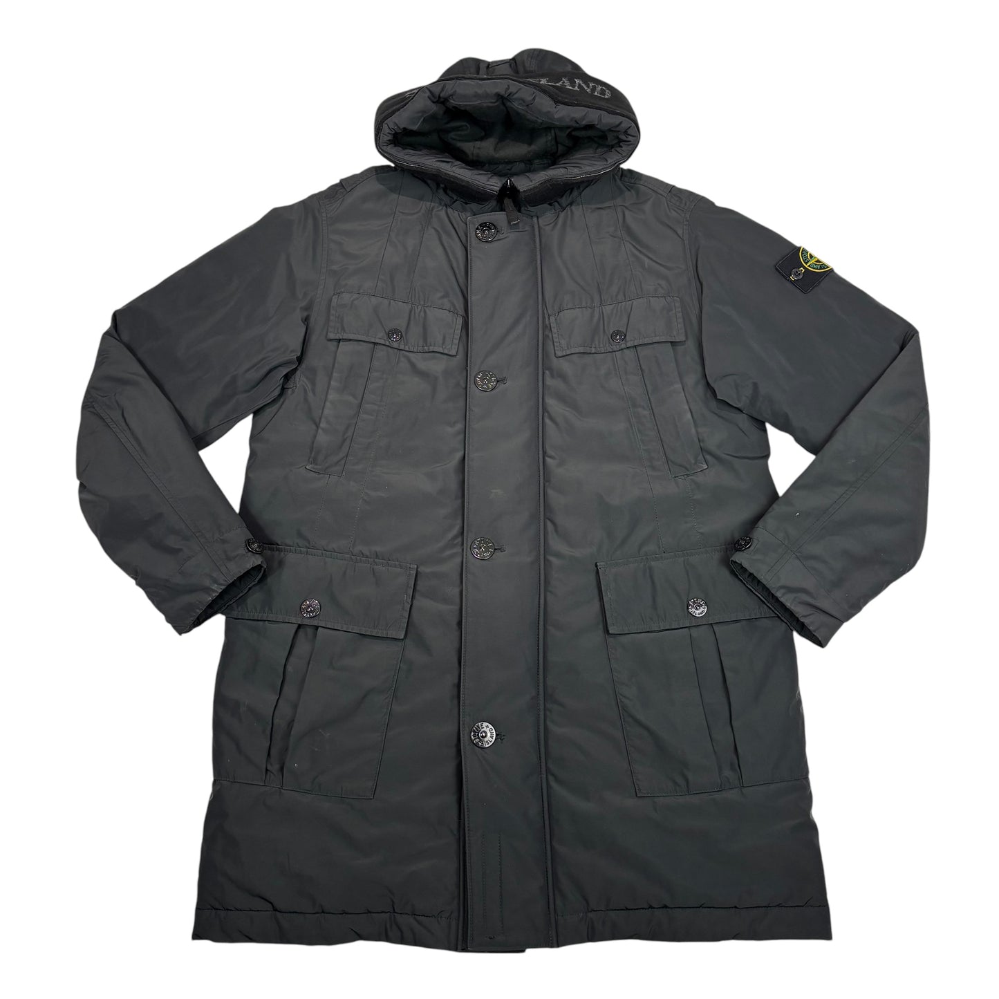 Stone Island Black Micro Reps with Primaloft Insulation Technology Jacket
