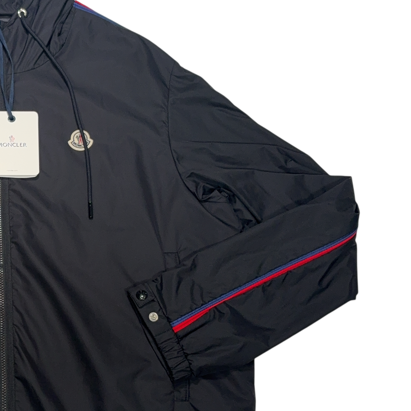 Moncler Hattab Giubbotto Black Hooded Jacket