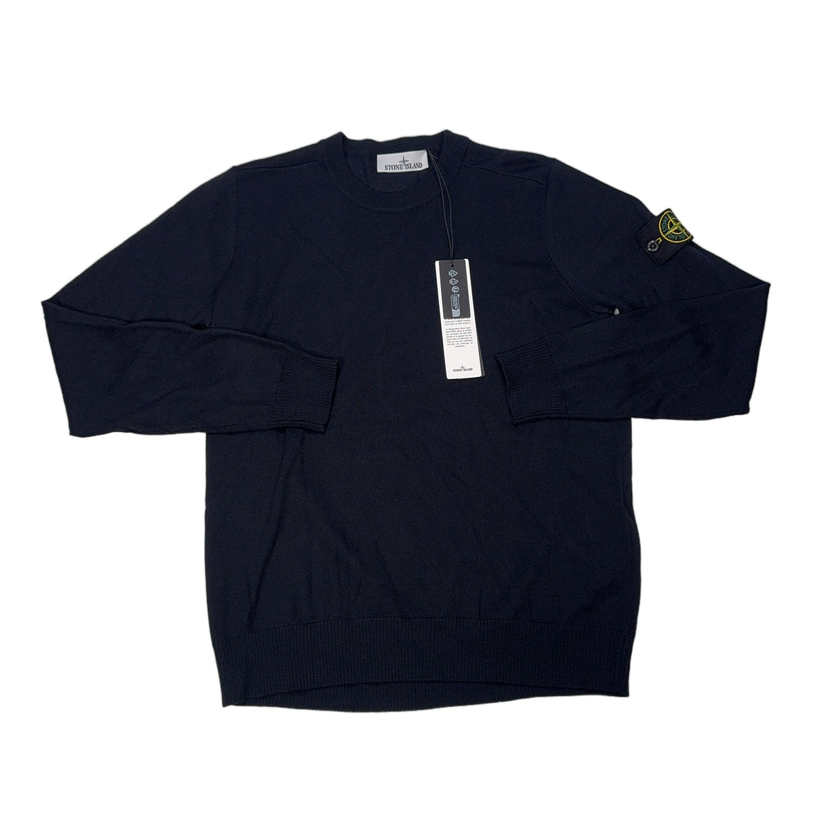 Stone Island Crew Neck Jumper – Navy