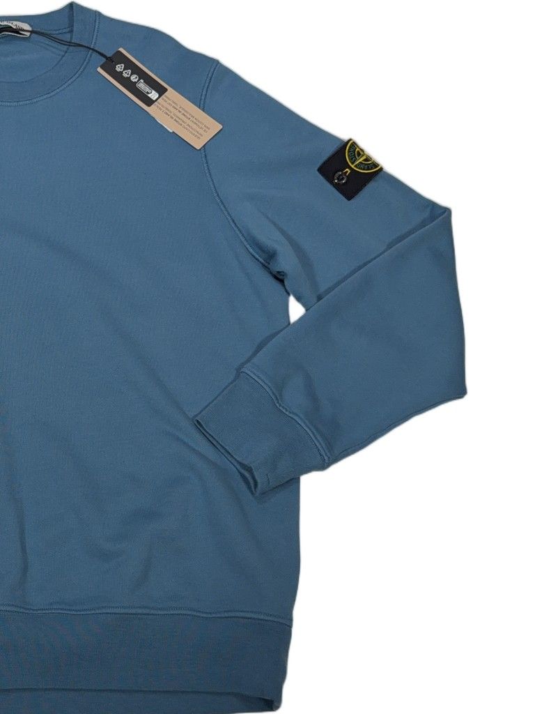 Stone Island Crew Neck Sweatshirt – Blue