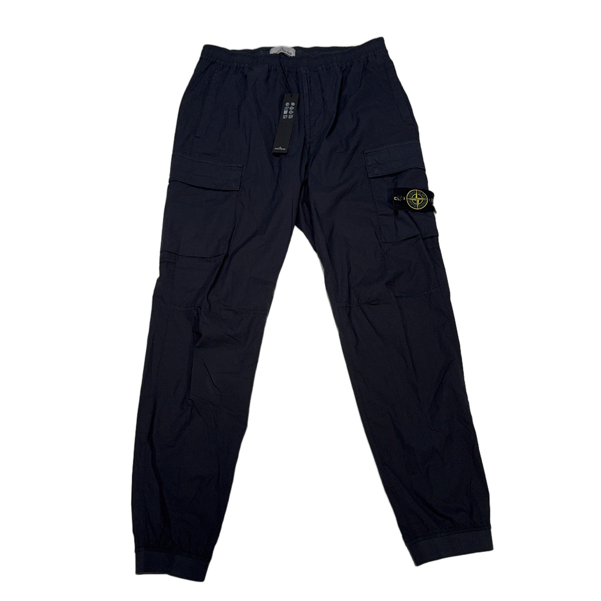 Stone Island Tapered Cargo Trousers – Black