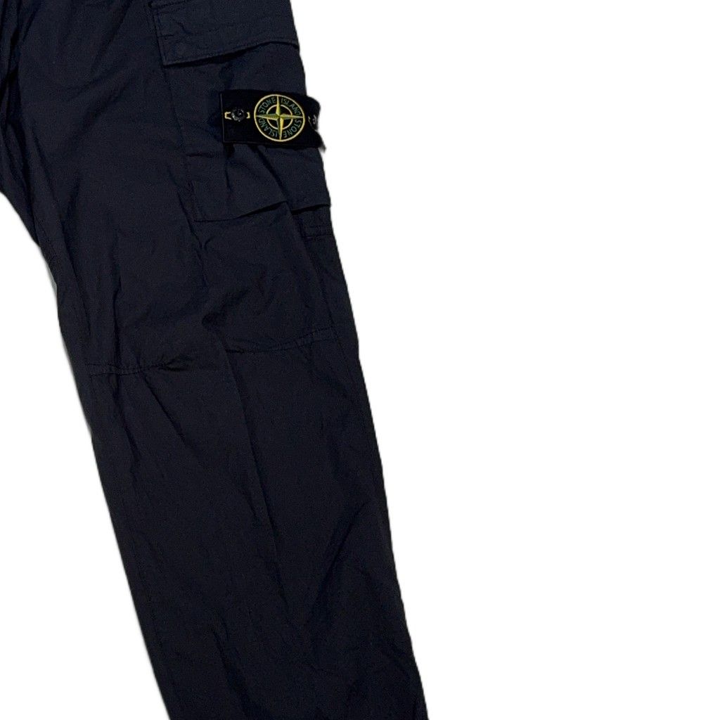 Stone Island Tapered Cargo Trousers – Black