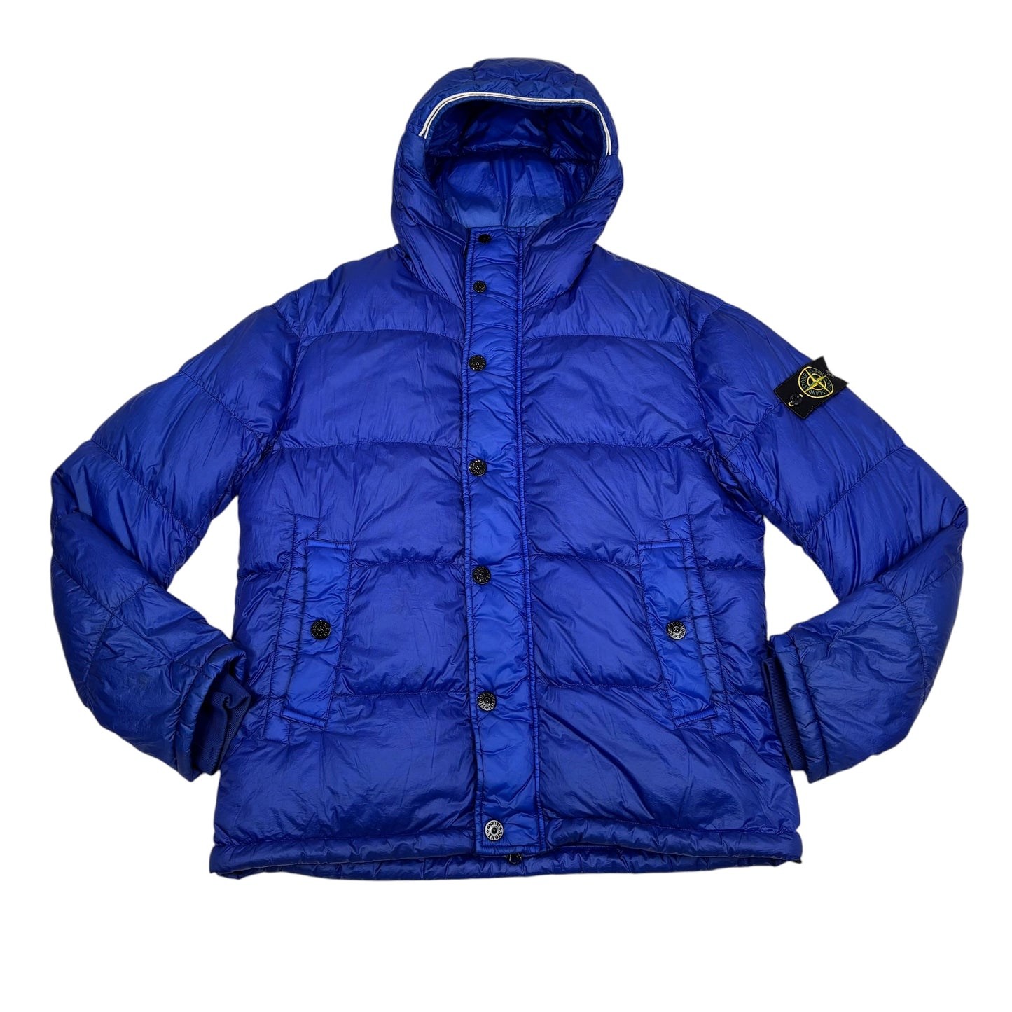Stone Island Royal Blue Garment Dyed Down_26 GR X SQM_N Jacket
