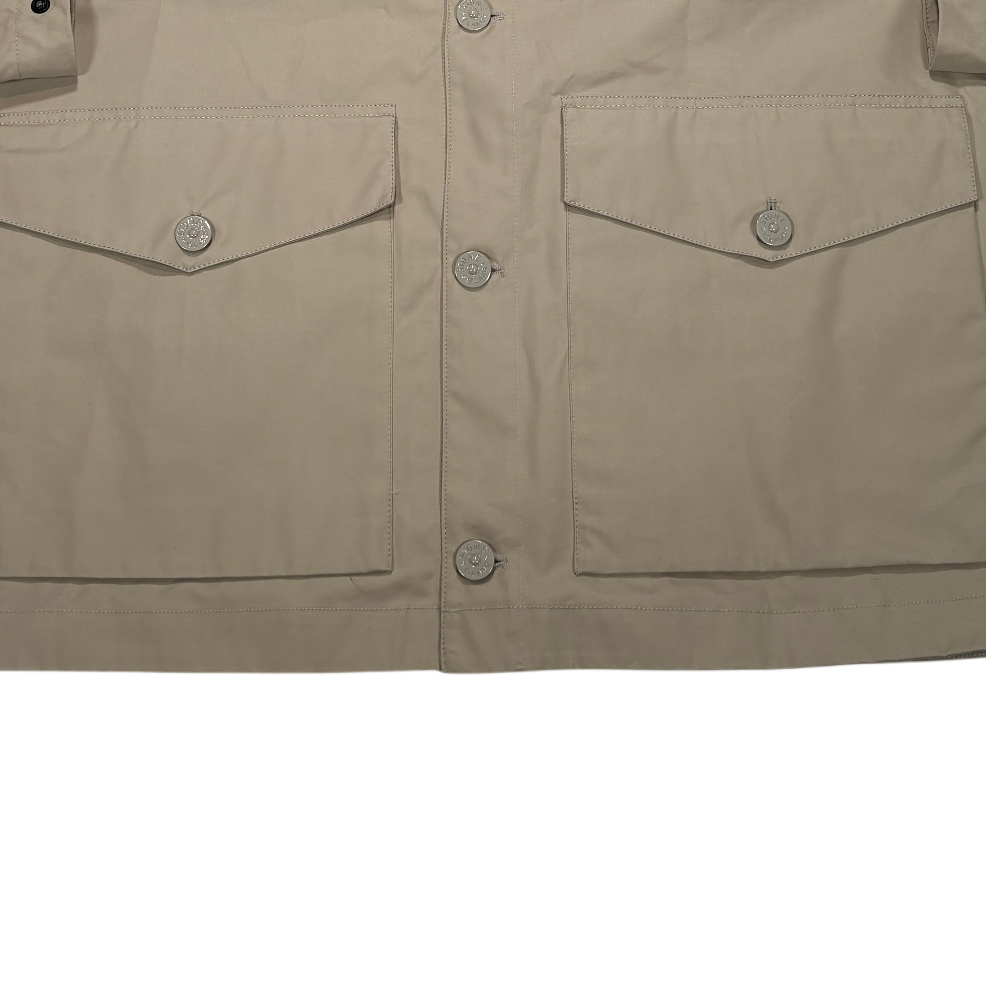 Stone Island Beige 0-Ventile Ghost Piece Jacket