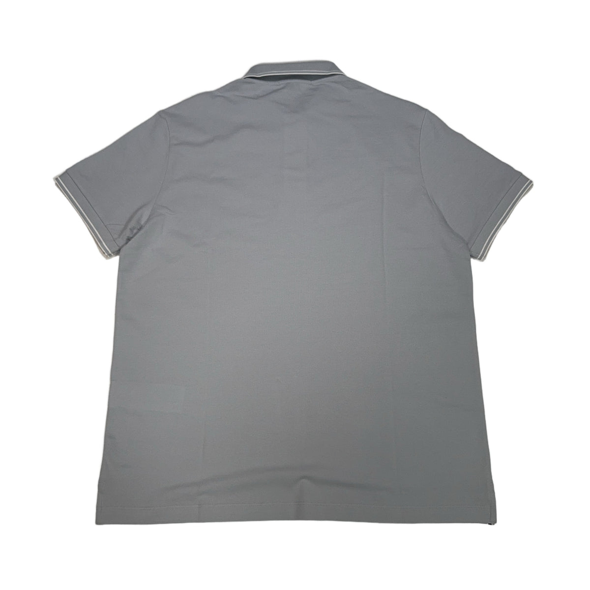Stone Island Logo Patch Grey Polo Shirt