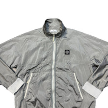 Load image into Gallery viewer, Stone Island Grey Zip Up Nylon Jacket
