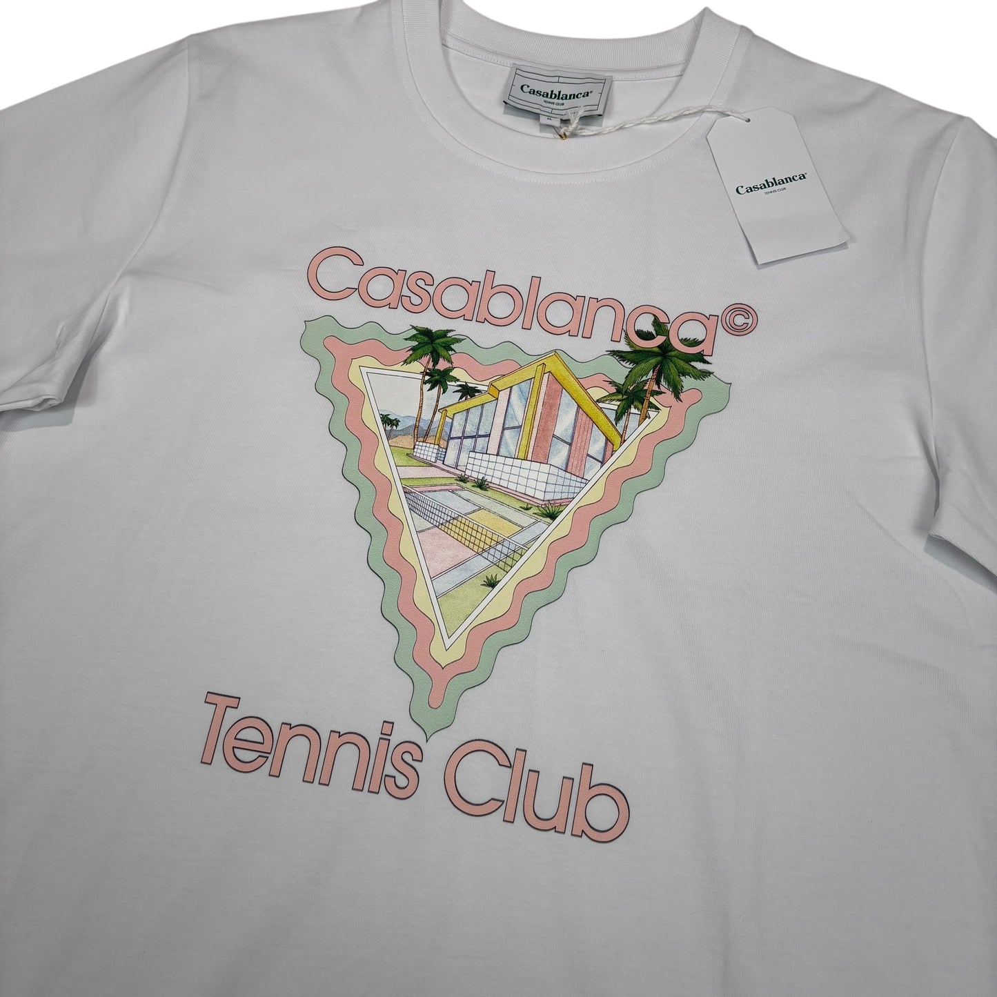 Casa Blanca White Maison De Reve Printed Tshirt